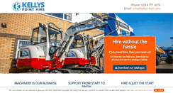 Desktop Screenshot of kellys-hire.com